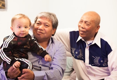 Grandparents with grandchild